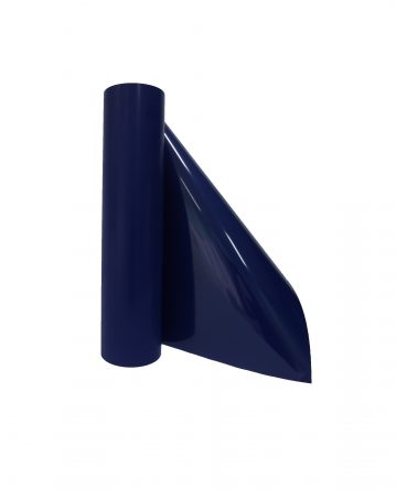 smooth transfer film for cutting machine in navy blue color