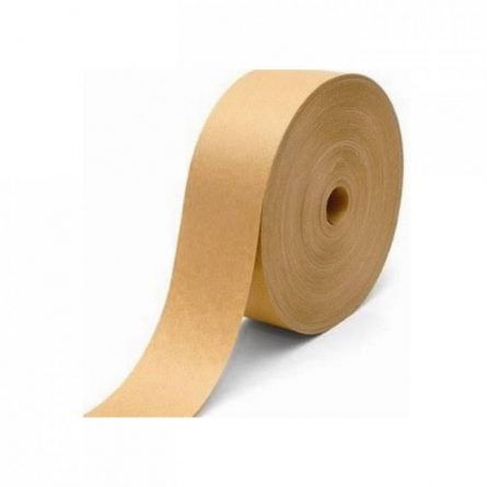 a roll of brown colored tape