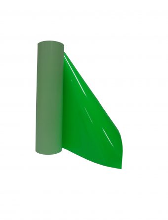 roll of smooth transfer film for cutting machine in neon green color