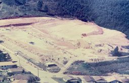 aerial image of the 5 estrelas papeis e embalagens's land before the structure was built.